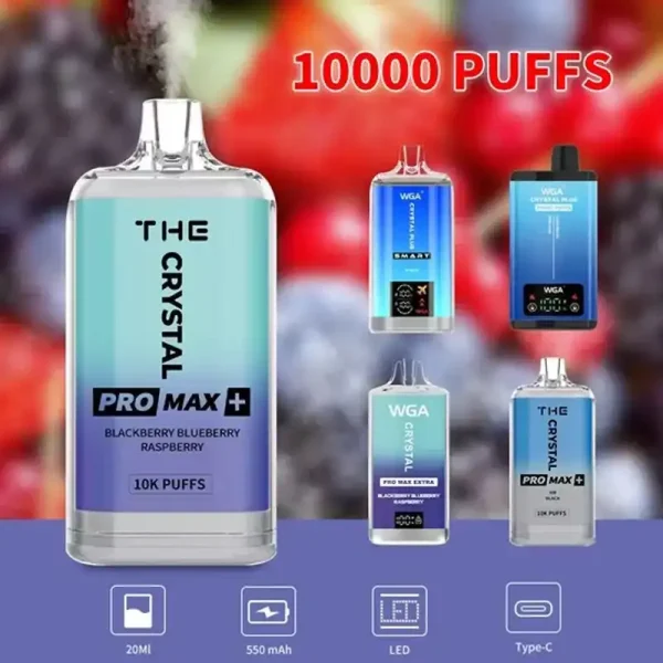 WGA Crystal Pro Max 10K (10000) Puffs 20ml E-liquid 2% 5% Nicotine Type-C Charging 550mAh Battery Disposable Vape 1 WGA Crystal Pro Max 10K (10000) Puffs 20ml E-liquid 2% 5% Nicotine Type-C Charging 550mAh Battery Disposable Vape drred.vip