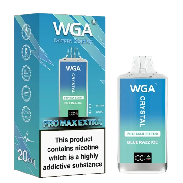 WGA Crystal Pro Max Extra 15K (15000) Puffs Adjustable Airflow 650mAh Battery Type-C Charging 20ml Capacity 2% 5% Nicotine Disposable Vape 6 WGA Crystal Pro Max Extra 15K (15000) Puffs Adjustable Airflow 650mAh Battery Type-C Charging 20ml Capacity 2% 5% Nicotine Disposable Vape