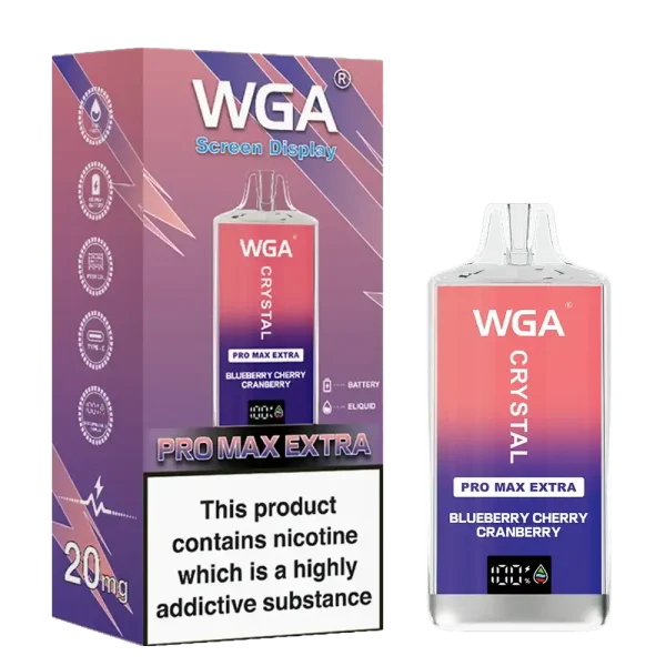 WGA Crystal Pro Max Extra 15K (15000) Puffs Adjustable Airflow 650mAh Battery Type-C Charging 20ml Capacity 2% 5% Nicotine Disposable Vape 3 WGA Crystal Pro Max Extra 15K (15000) Puffs Adjustable Airflow 650mAh Battery Type-C Charging 20ml Capacity 2% 5% Nicotine Disposable Vape
