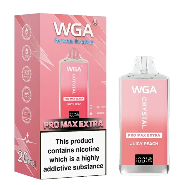 WGA Crystal Pro Max Extra 15K (15000) Puffs Adjustable Airflow 650mAh Battery Type-C Charging 20ml Capacity 2% 5% Nicotine Disposable Vape 12 WGA Crystal Pro Max Extra 15K (15000) Puffs Adjustable Airflow 650mAh Battery Type-C Charging 20ml Capacity 2% 5% Nicotine Disposable Vape
